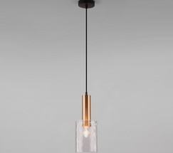 Люстра 50177/1 черный/бронза