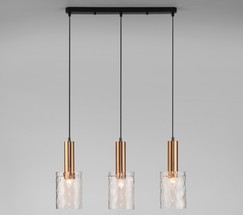 Люстра 50177/3 черный/бронза