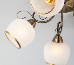 Люстра 30159/5 античная бронза