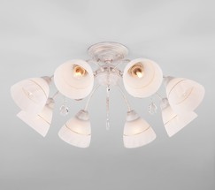 Люстра 30156/8 белый с золотом