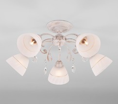 Люстра 30156/5 белый с золотом