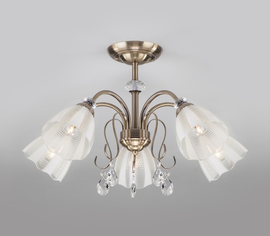 Люстра 30155/5 античная бронза