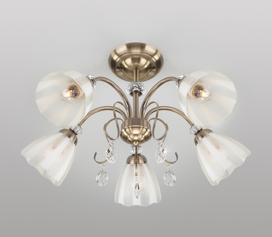 Люстра 30155/5 античная бронза