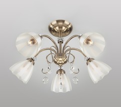 Люстра 30155/5 античная бронза