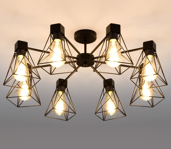 Люстра 70107/8 черный