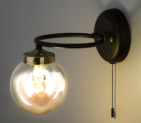 Настенный светильник 70104/1 черный