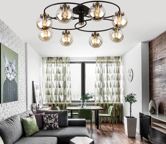 Люстра 70104/6 черный