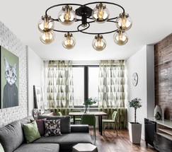 Люстра 70104/6 черный