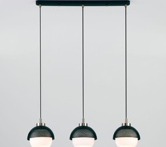 Люстра 50106/3 античная бронза/черный