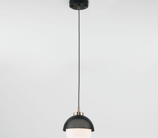 Люстра 50106/1 античная бронза/черный