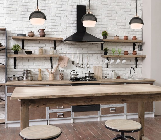 Люстра 50106/1 античная бронза/черный