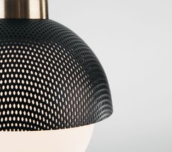 Люстра 50106/1 античная бронза/черный