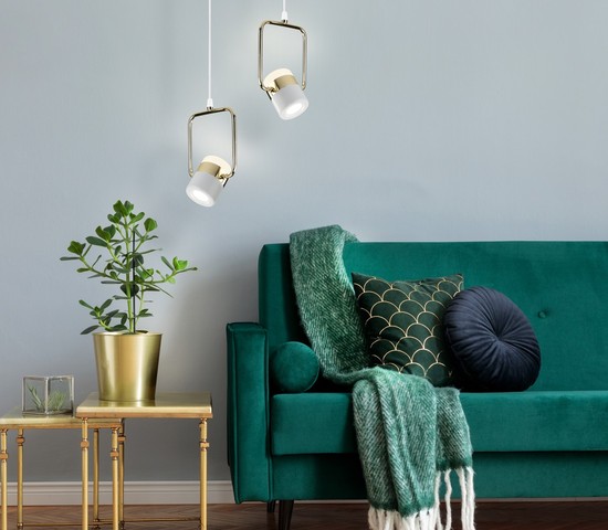 Люстра 50165/1 LED золото/белый