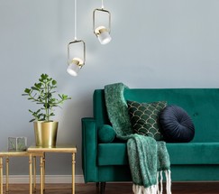 Люстра 50165/1 LED золото/белый