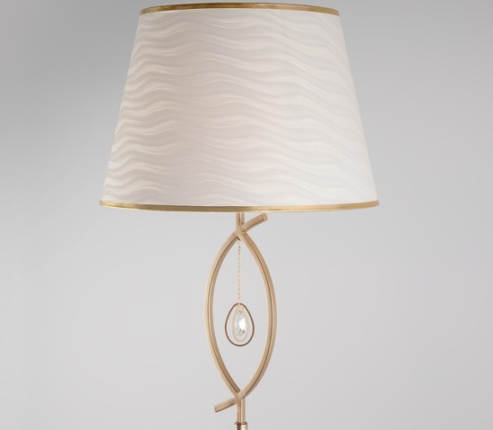 Торшер 01067/1 перламутровое золото