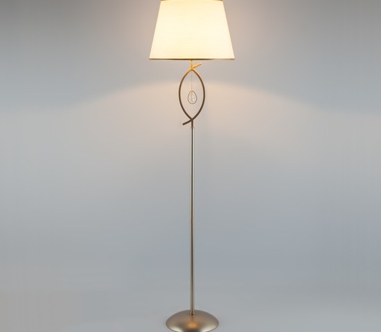 Торшер 01067/1 перламутровое золото