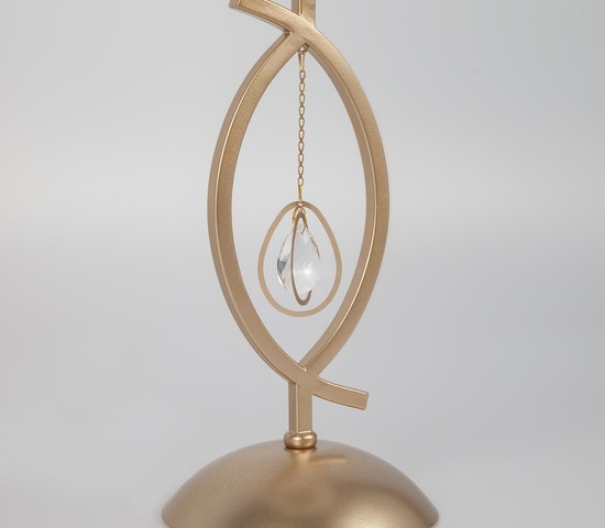 Настольная лампа 01066/1 перламутровое золото