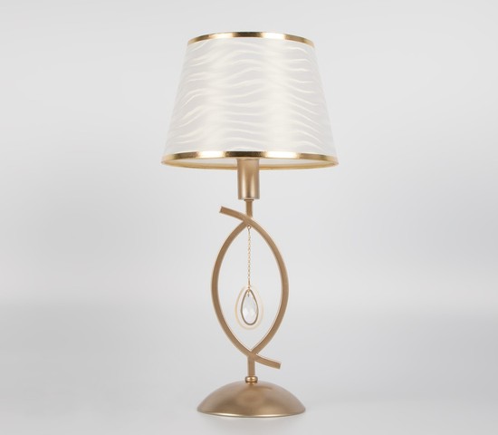 Настольная лампа 01066/1 перламутровое золото