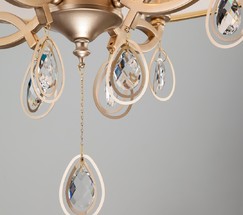 Люстра 60091/4 перламутровое золото