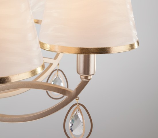 Люстра 60091/8 перламутровое золото