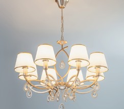Люстра 60091/8 перламутровое золото