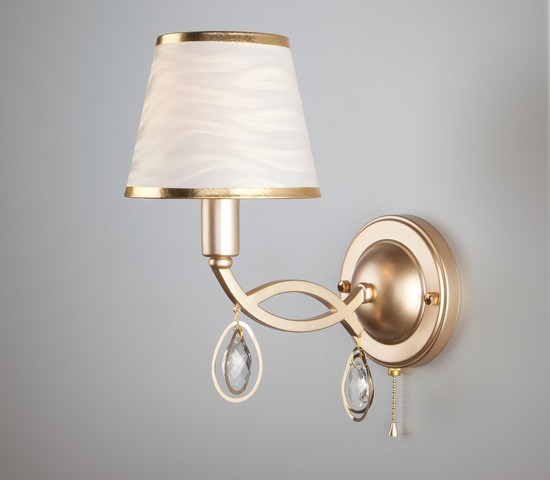 Настенный светильник 60091/1 перламутровое золото