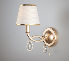 Настенный светильник 60091/1 перламутровое золото