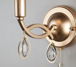 Настенный светильник 60091/1 перламутровое золото