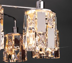 Люстра 10101/8 хром/прозрачный хрусталь Strotskis