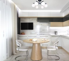 Люстра 30145/6 хром/венге