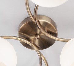 Люстра 30144/4 античная бронза