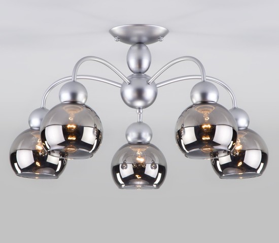 Люстра 30148/5 серебро