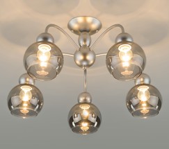 Люстра 30148/5 серебро