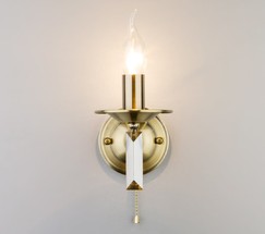 Настенный светильник 60087/1 античная бронза