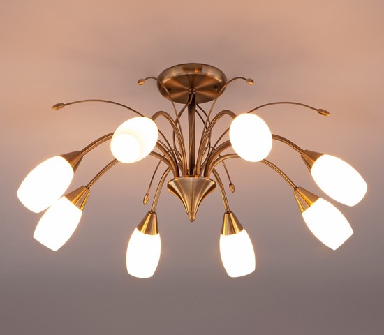 Люстра 30280/8 античная бронза