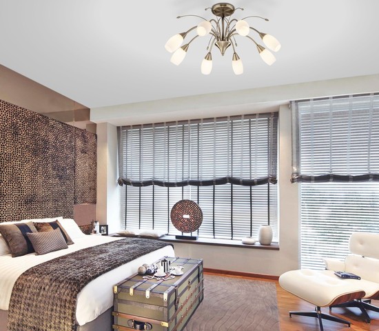 Люстра 30280/8 античная бронза