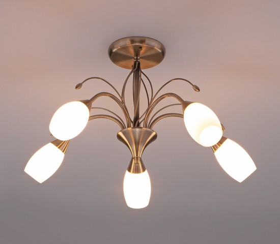 Люстра 30280/5 античная бронза