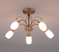 Люстра 30280/5 античная бронза