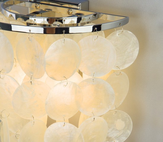 Настенный светильник 60084/2 хром/перламутр