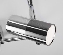 Люстра 20086/6 LED хром/черный жемчуг