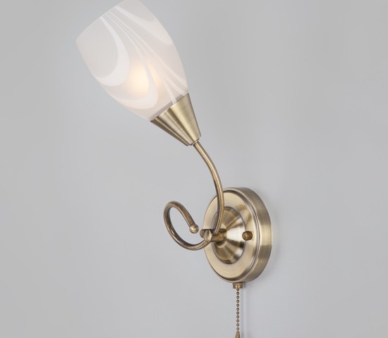 Настенный светильник 30275/1 античная бронза