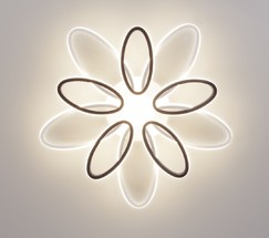 Люстра 90137/10 белый/чёрный