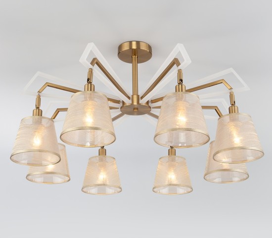 Люстра 60082/8 золотая бронза