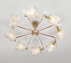 Люстра 60082/8 золотая бронза