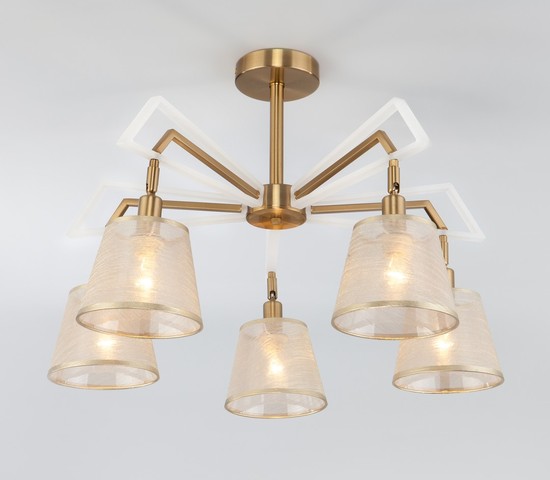 Люстра 60082/5 золотая бронза