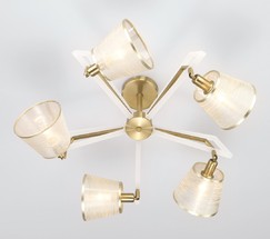 Люстра 60082/5 золотая бронза