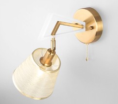 Настенный светильник 60082/1 золотая бронза