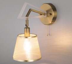 Настенный светильник 60082/1 золотая бронза