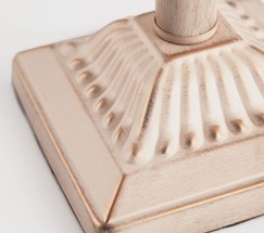 Настольная лампа 01061/1 белый с золотом