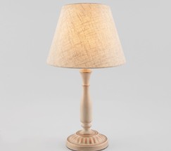 Настольная лампа 01060/1 белый с золотом